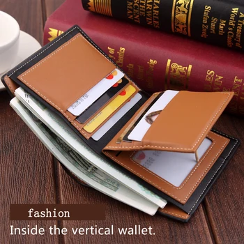 Č.ONEPAUL 2020 Novej pánskej Peňaženky Krátke Peňaženky Matné Kožený Retro pánske Krátke Peňaženky Multi-Card Peňaženka Peňaženky