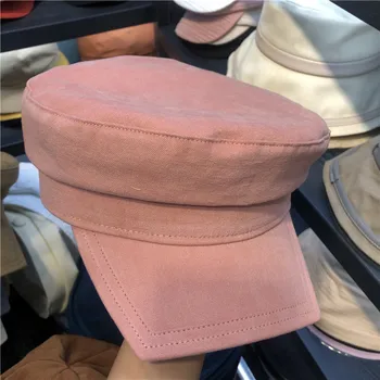 202009-26street-CG nové Námestie okraj módne pevné Osemhranné Jazdecké klobúk muži ženy clony proti oslneniu spp