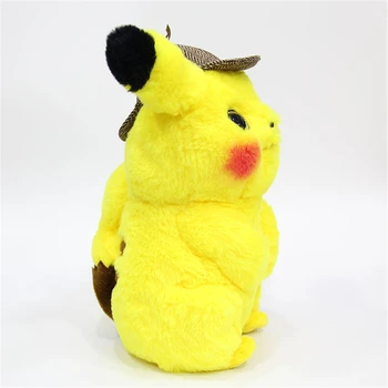 28 cm Pokémon Film Detektív Pikachu Kawaii Plyšové Hračky, Bábiky, Komiksu, Anime Postavy Plnené Bábiky Hračky Pre Dievča Deti Darček k Narodeninám