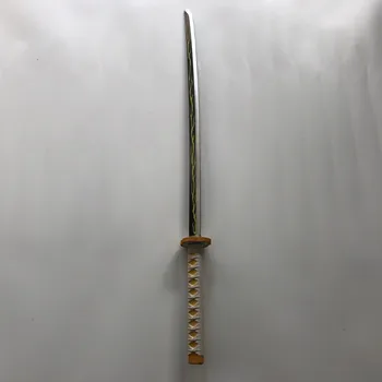 1:1 Cosplay Kimetsu č Yaiba Meč Zbraň Démon Vrah Agatsuma Zenitsu Meč Anime Ninja Nôž PU hračka 104 cm