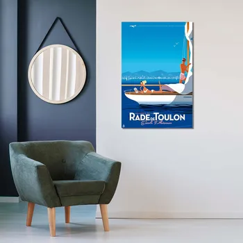 Moderne a príjemné izby Pán Z Toulon Plagát na Stenu Umelecké Plátno na Maľovanie Obrázok, Plagát a Tlač Galéria, Obývacia Izba Domova
