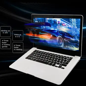 14.1-palcový Ultra-tenký Notebook, PC, Netbook, 1366*768P Displej pixelov, 2GB+32GB pre Windows10 EÚ/AU Zásuvky