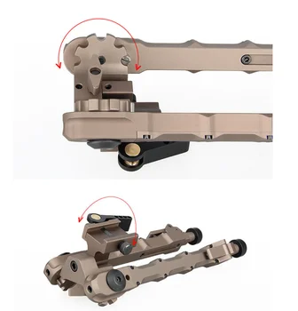 Vonkajšie Kamery Príslušenstvo 20 mm Bipod vonkajšie Statív nastaviteľné Spoločné Fotoaparát Converter 20 mm weaver