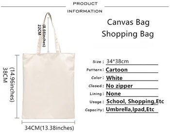 Naruto nákupní taška bavlna bolso opakovane kabelka, taška skladacia bolsas ecologicas boodschappentas textílie chytiť