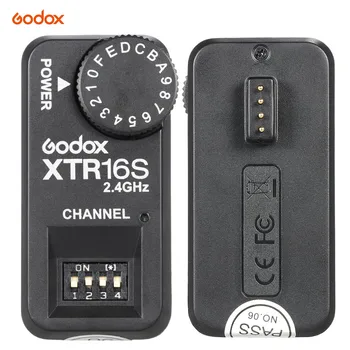 Godox XTR-16S 2.4 G Bezdrôtový X-systém Diaľkového Ovládania Flash Prijímač pre VING V860 V850