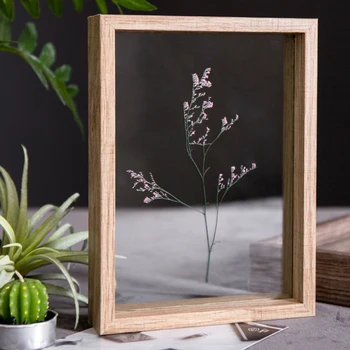 SUFEILE HD sklo vzor photo frame DIY rastlín vzorky foto rámček Drevený tvorivé dekoratívne rám 10 cm / 8 palca D50