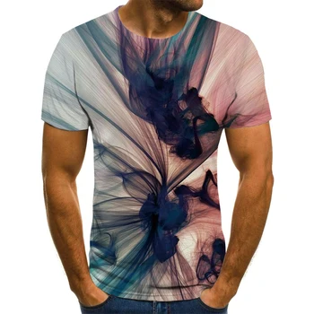2021 nový priestor-čas tunel 3d T-shirt pánske letné T-shirt 3D tlač T-tričko krátky rukáv kompresie T-shirt mužov a žien pa
