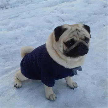 Francúzsky Buldog Pug Psa Sveter Zimné Psie Oblečenie, Zimné Pug Oblečenie Psa Sweatershirt Pletené Oblečenie Pre Pet Knitwear Oblečenie