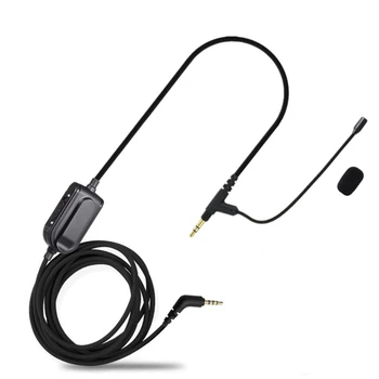 VoIP Slúchadlový Kábel s Mikrofónom pre Boompro Herné Headset V-MODA Crossfade M-100 LP LP2 M-80 Audio - Line s Stlmiť