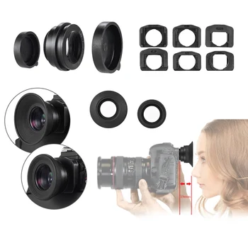 1.51 X Pevné Zaostrenie 6 Hľadáčik Mount Base Okulára Eyecup Lupa pre Canon Nikon Pentax Sony Olympus Fujifilm atď DSLR Fotoaparát