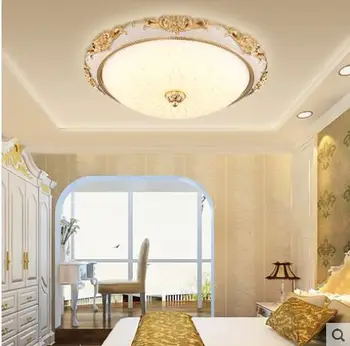 Spálňa lampa jednoduché moderné led stropné svietidlo okrúhle obývacia izba atmosféru doma krištáľové lampy teplej miestnosti lampa