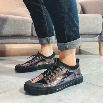 Nové Módne trendy vychádzkové topánky Zapatillas Hombre športové topánky pánske členkové topánky Masculino Adulto priedušná vulkanizovanej topánky