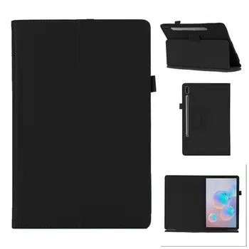 Ultra Slim Flip Cover Stojan PU Kožené puzdro pre Samsung Galaxy Tab S6 10.5 palcový 2019 Prípade T860 T865 SM-T860 Tablet Funda Coque