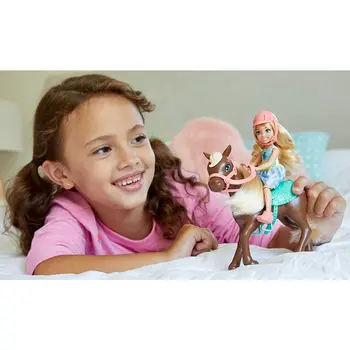 Klub Chelsea Originálne Bábiky Barbie Horse Tréner Pony Deti Hračky 6 Palcový Blondína Bábika pre Dievčatá Príslušenstvo Juguete Módne oblečenie