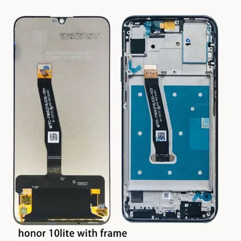Nový LCD Pre Huawei Honor 10 Lite LCD Displej+Dotykový Displej S montážou Rámu Pre česť 10 lite 10i HRY-LX1T LCD Displej