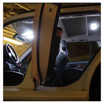 10pcs Biele Interiérové LED Svetlo Mapu Dome Žiarovky Kit vhodný Pre Roky 2013-2016 2017 2018 2019 Toyota RAV4 batožinového priestoru Cargo Licencia Lampa