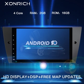 Xonrich 1 Din Android 10 Auto Multimediálne DVD Prehrávač Pre BMW E90/E91/E92/E93 3 Série GPS Navigácie Rádio stereo Audio vedúci jednotky