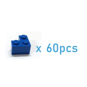 60pcs DIY Stavebné Bloky Hrubé Údaje Tehál 1+2 Bodky Vzdelávacie Veľkosťou Kompatibilné S lego Plastové Hračky pre Deti