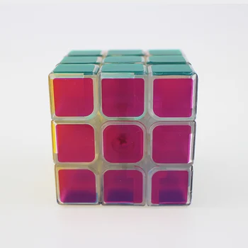 3x3x3 Zcube Magické Kocky, Puzzle, Kocky matný Nálepky Transparentné Kocka Vzdelávacie Hračky pre Deti Z3383