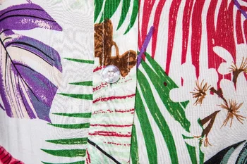 Mens Dovolenku Bežné Havajské Letné Tričko Krátky Rukáv Bavlna Pánske Značky Streetwear Módy Slim Fit Košele, Oblečenie 3XL