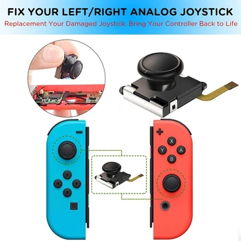 Pre Joycon Nahradenie Ovládača Pre Nintendo Prepínač Radosť Con, Súprava na Opravu Patria 4 Analógové Palec Stick Časti 21Pcs