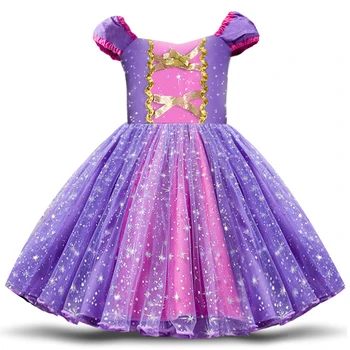 Baby Dievčatá Sequin Šaty Princezná Cosplay Kostým Detí, Narodeniny, Party Vestidos Deti Halloween Karnevalové Oblečenie