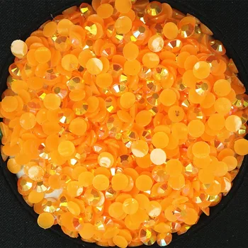 3000 KS/taška SS20 5.0 mm kolo živice Hlboké orange AB vŕtanie Non rýchlu opravu flatback drahokamu Vysokej kvality kryštál diamantu