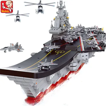 NAVY Vojenské Stavebné Bloky Sady ARMÁDY 1:450 lietadlová Cruiser Destroyer Chaser vojnová loď Battleship Zbraň DIY Deti Hračky