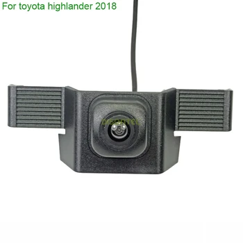 Auto Predný Pohľad kamery Normálny obraz Parkovanie Auta Pre Toyota Highlander 2018 široký uhol nepremokavé