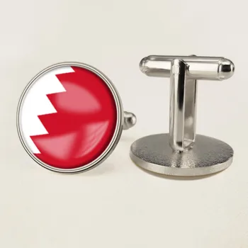 Erbom Bahrajn Bahraini Vlajka štátny Znak, manžetové gombíky