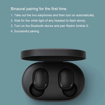 Na Sklade 2020 Nové Xiao Redmi Airdots S TWS Bluetooth 5.0 Bezdrôtové Slúchadlá Redukcia Šumu S Mikrofónom Slúchadlá AI Ovládanie
