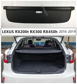Zadný Kufor Cargo Kryt Pre LEXUS RX200t RX300 RX450h 2016 2017 2018 2019 2020 2021 High End Car Security Shield Príslušenstvo