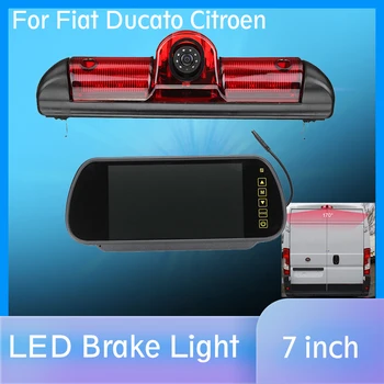 LED IR Brzdové Svetlo Zozadu Cúvanie Parkovanie Fotoaparát A 7 Palcový Monitor Držiak pre Fiat Ducato Pre Citroen Relé pre Peugeot Boxer