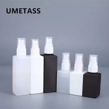 UMETASS 50ML 100 ML Jemné Hmlu fľaše Prázdne PE plastové Nádoby na tekuté parfum cestovné fľaše 10PCS/veľa