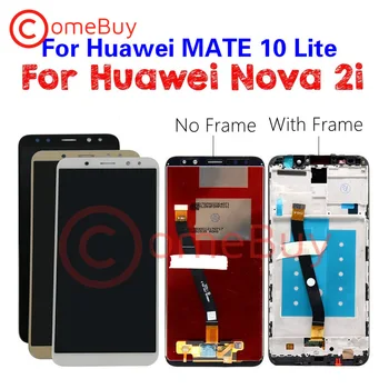 Comebuy Displej pre Huawei Nova 2i LCD Displejom Matný 10 Lite Touch Panel Obrazovky Pre Huawei Nova 2i Displej S Rámom RNE-L21