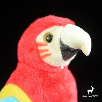 Papagáj ara plnené bábiky vtákov plyšové hračky pre deti detský darček