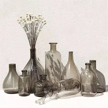 Nová Bublina Sklenené Vázy Nordic Výzdoba Domov Vázy Terárium Sklenené Nádoby Svadobné Fľaša Jarrones Decorativos Moderno