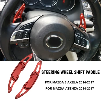 2 ks/veľa Hliníka Volant Shift Pádlo Pre Mazda 3 Axela-2017 Pre Mazda Atenza-2017 Auto Styling Inštalácia