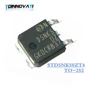10pcs/veľa STD5NK50ZT4 STD5NK50 5NK50 NA-252 IC najlepšiu kvalitu.