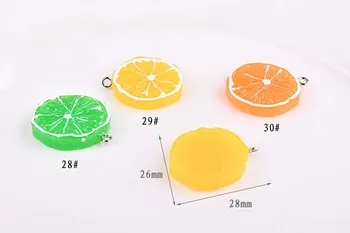 Diy príslušenstvo lete čerstvé ovocie orange, lemon, náušnice náušnice prívesok na materiál