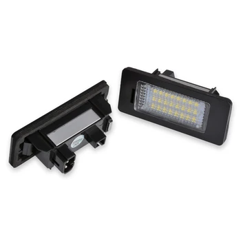 KATUR 2ks E-označené OBC bez Chýb 24SMD LED Licenčné Číslo Doska Svetlo Lampy, BMW E81 E82 E90 E91 E92 E93 E60 E61, E39 X1/E84