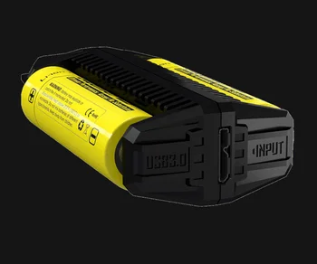 Originálne Nitecore F2 Micro-USB, Smart Batérie Nabíjanie Nabíjačky Flexibilné Napájanie Banka pre Li-ion /IMR 26650 18650 Batérie