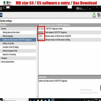 Na MB Star C4/C5 2020.09 V diagnostický nástroj software WIN10 64bit xentry / Das Stiahnuť a nainštalovať Cez team viewer