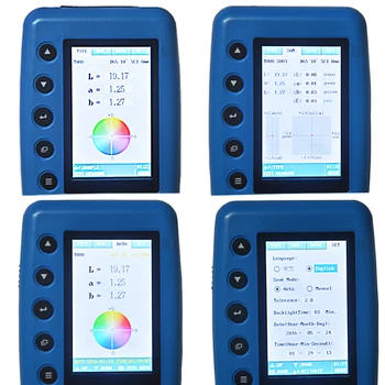 Farba Analyzátor Digitálny Presné Kolorimeter Rozdiel Meter Tester 8mm