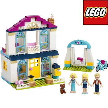 LEGO Friends Stephanie ' s House 41398 Mini-Doll House 170 Kusov Role-Play, Rodinný Život Hračky Pre Dievčatá 2020 Nový Rok Narodeninám