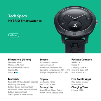 2020 Nové Zeblaze Hybrid Smartwatch EKG/PPG Srdcovej frekvencie, Krvného Tlaku Monitor Smart Hodinky Športové Spánku Sledovania Smart Pripomienky