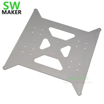 SWMAKER Hliníkové Y preprave plechu aktualizácia pre Flsun I3 plus 3D tlačiarne 3 mm hrubé doprava zadarmo