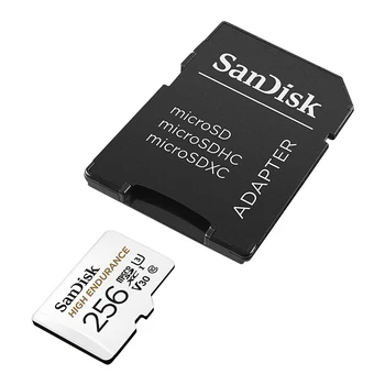 SanDisk Vysoká Odolnosť Video Monitorovanie 32GB 64GB 128 gb kapacitou 256 GB MicroSD Karty SDHC/SDXC Class10 TF Karta pre Video Monitoring