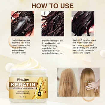 Magické starostlivosť o Vlasy Masky Salon Hair Starostlivosti Oprava Suché, Poškodené Vlasy kórejský Vlasy Ohybný Hydratačný Krém 50g