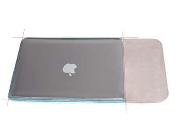 PU Kožené Ochranné Prenosné púzdro Kryt pre MacBook Air Pro Xiao Vzduchu HP Ultrabook Dell 11 13 15 palcový Laptop Rukáv